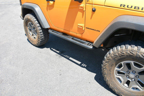 2007-18 Jeep JK 2-Door DV8 Offroad Tube Rock Sliders With Step