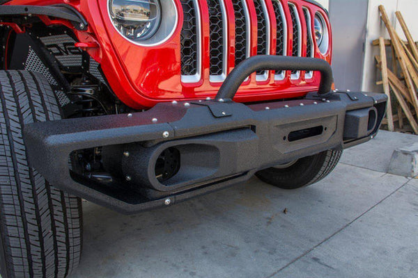 2018-22 Jeep JL/20-22 JT DV8 Offroad Front Modular Bumper With Bull Bar