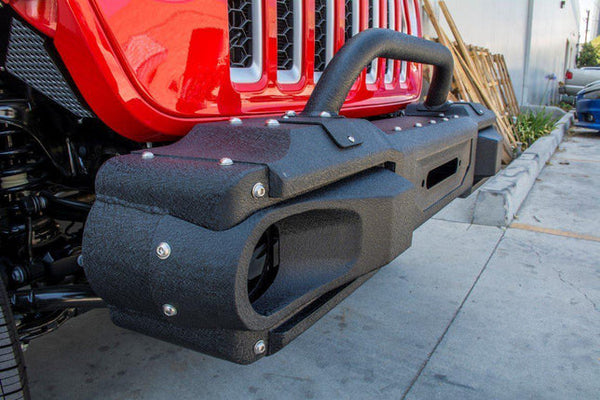 2018-22 Jeep JL/20-22 JT DV8 Offroad Front Modular Bumper With Bull Bar