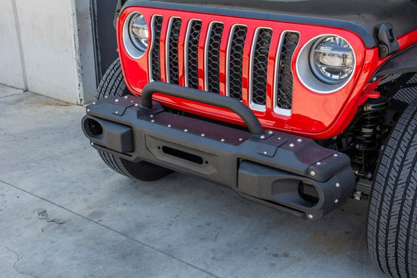 2018-22 Jeep JL/20-22 JT DV8 Offroad Front Modular Bumper With Bull Bar