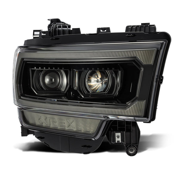 2019-22 Ram 2500/3500 Alpharex LUXX-Series LED Projector Headlights - Alpha Black