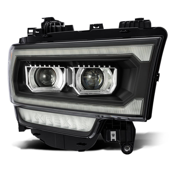 2019-22 Ram 2500/3500 Alpharex LUXX-Series LED Projector Headlights - Black