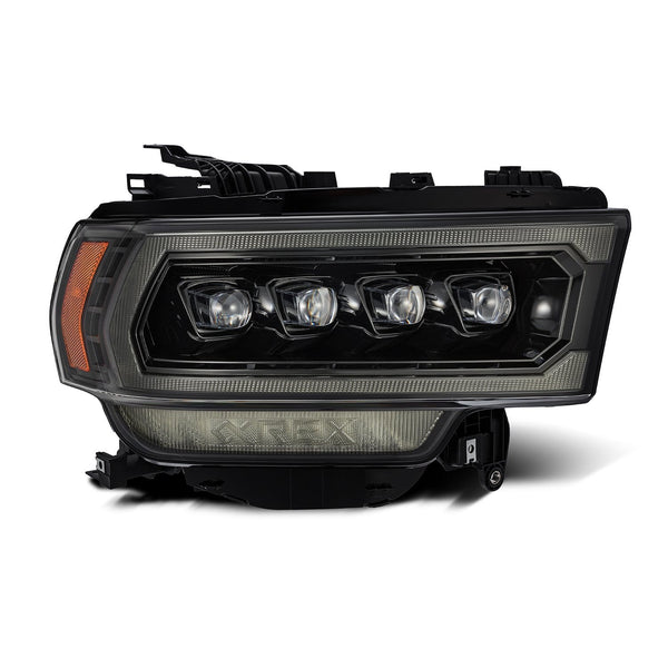 2019-22 Ram 2500/3500 Alpharex NOVA-Series LED Projector Headlights - Alpha Black