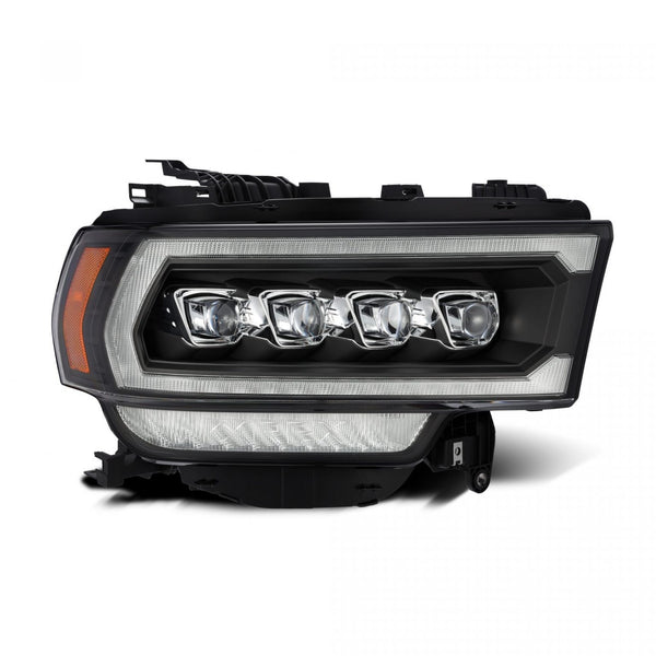 2019-22 Ram 2500/3500 Alpharex NOVA-Series LED Projector Headlights - Black