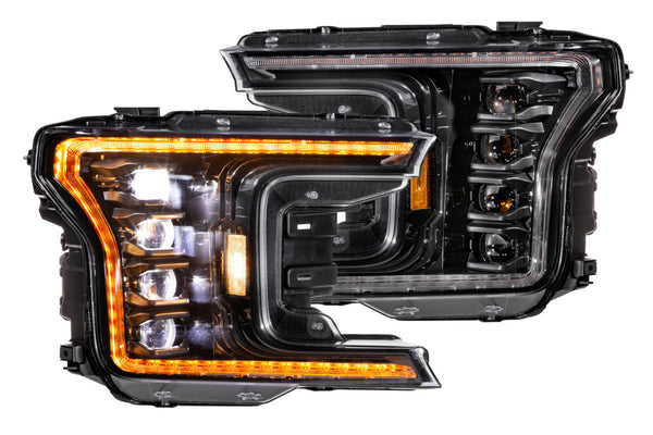 2018-20 F150 Morimoto XB LED Headlights - Amber DRL's