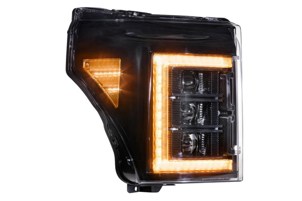 2011-16 F250/350 Morimoto XB LED Headlights - Amber DRL's