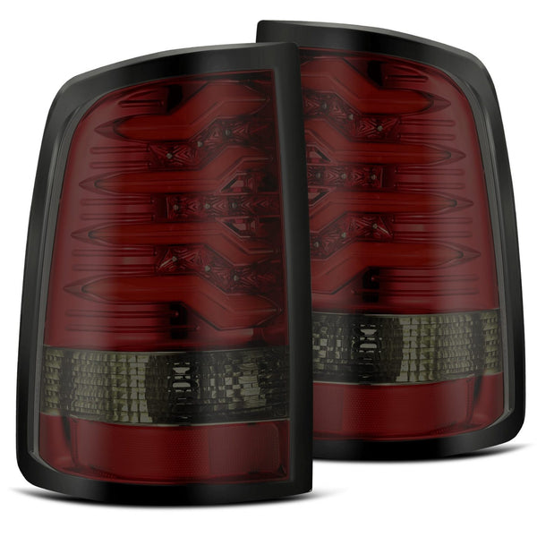 2019-22 Ram 2500/3500 Alpharex PRO-Series LED Tail Lights - Red Smoke