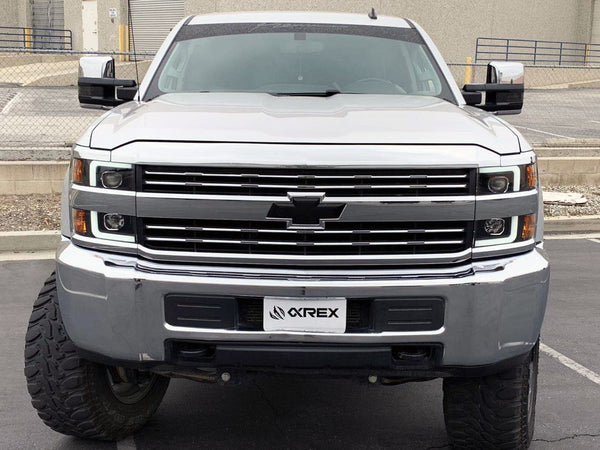 2015-19 Silverado 2500/3500 Alpharex PRO-Series Projector Headlights - Black