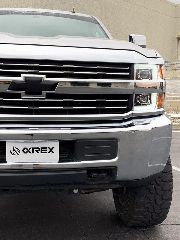 2015-19 Silverado 2500/3500 Alpharex PRO-Series Projector Headlights - Chrome