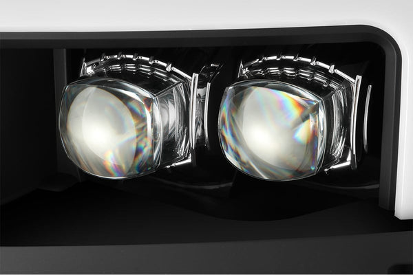 2015-19 Silverado 2500/3500 Alpharex NOVA-Series LED Projector Headlights - Black G2