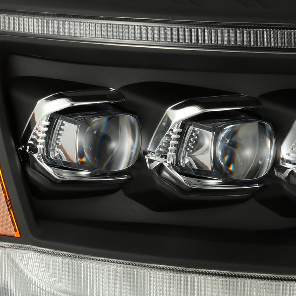 2006-08 Ram 1500/2500/3500 Alpharex NOVA Series LED Projector Headlights Black