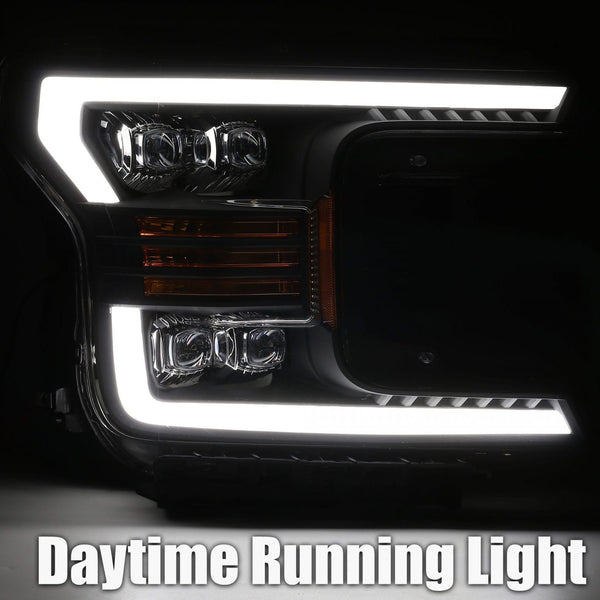 2018-20 F150 Alpharex NOVA-Series LED Projector Headlights Chrome