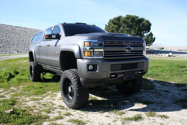 2015-19 Silverado 2500/3500 Alpharex NOVA-Series LED Projector Headlights - Black G2