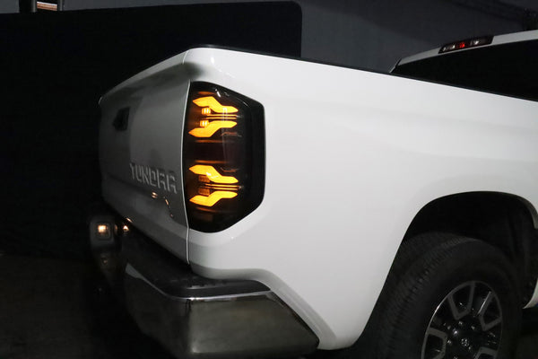 2014-21 Tundra Alpharex LUXX-Series LED Tail Lights - Black