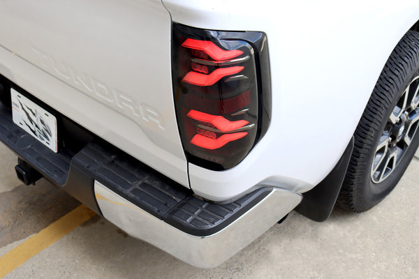 2014-21 Tundra Alpharex LUXX-Series LED Tail Lights - Black