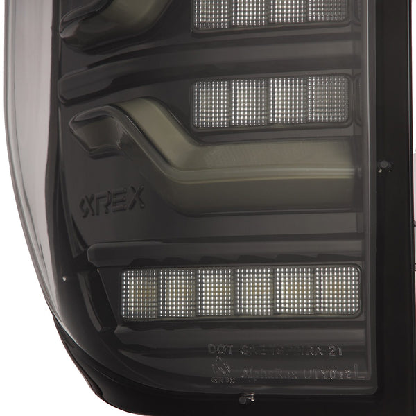 2014-21 Tundra Alpharex LUXX-Series LED Tail Lights - Black