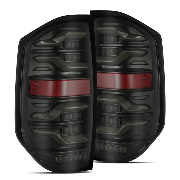 2014-21 Tundra Alpharex LUXX-Series LED Tail Lights - Alpha Black