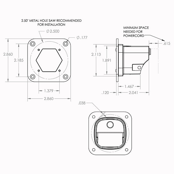 Baja Designs S1 Flush Mount LED White