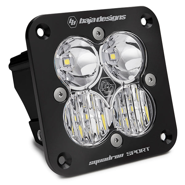 Baja Designs Squadron Sport Black Flush Mount LED