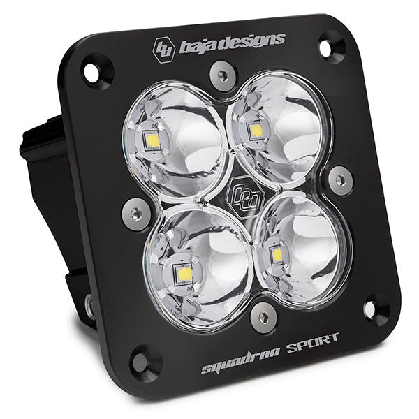 Baja Designs Squadron Sport Black Flush Mount LED