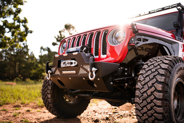 2018-22 Jeep JL/20-22 JT DV8 Offroad Modular Front Bumper