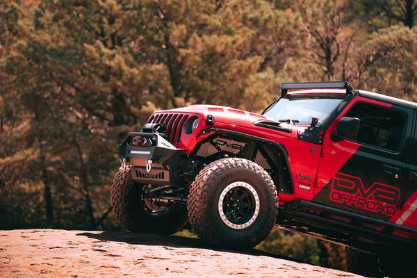 2018-22 Jeep JL/20-22 JT DV8 Offroad Stubby Front Bumper